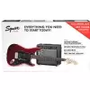 Fender Squier Affinity Stratocaster HSS Pack Candy Apple Red, gitara elektryczna + wzmacniacz + pokrowiec + pasek + kabel + kostki Fender Squier Affinity Stratocaster HSS Pack Candy Apple Red, gitara elektryczna + wzmacniacz + pokrowiec + pasek + kabel + kostki