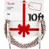 Fender YULETIDE CABLE 10FT RED/GRN kabel gitarowy 3m 