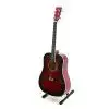 Morrison F4101 Red Transparent gitara akustyczna