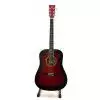Morrison F4101 Red Transparent gitara akustyczna