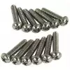 Fender Pickup and Selector Switch Mounting Screws (12) (Chrome)