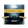 RockBoard Flat Patch Cable 5cm Gold kabel poczeniowy z wtykiem ktowym