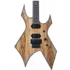 BC Rich Warlock Extreme Exotic Floyd Rose Spalted Maple Top Natural Transparent gitara elektryczna