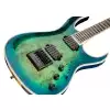 BC Rich Shredzilla Prophecy Archtop Evertune Burl Top Cyan Blue gitara elektryczna