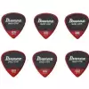 Ibanez PPA16HSG-RD  zestaw kostek gitarowych Flat Pick Sand Grip 6 sztuk