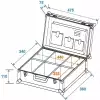 Roadinger Universal Tool Case - skrzynia transportowa - narzdziwka