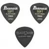 Ibanez BEL16ST10SHBK zestaw kostek gitarowych Elastomer Hazed Black Soft 3 sztuk