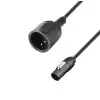 Adam Hall Cables 8101 KF 0150 T CON - 1.5 m przed�u�acz z gumow� os�on� Gniazdo CEE 7/7 do PowerCon True One 3 x 1,5mm2