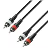 Adam Hall Cables K3 TCC 0100 M kabel 2xRCA / 2xRCA 1m