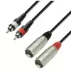 Adam Hall Cables K3 TMC 0300 - kabel 2xRCA / 2xXLRm, 3 m