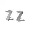 K&M 26773-000-87 Z-Stand zestaw statyww stoowych pod monitory studyjne (para), kolor szary