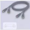 Procab REF800 kabel 2xRCA -> 2xRCA 1m