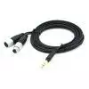Procab REF709 kabel TRS -> XLRm XLRf 3m