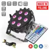 Flash Pro LED PAR SLIM 7x10W RGBW 4in1 15 IR+ WIRELESS DMX mk2 paski reflektor LED