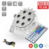 Flash Pro LED PAR SLIM 7x10W RGBW 4in1 25� WHITE HOUSING IR mk2 p�aski reflektor LED bia�a obudowa