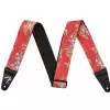 Fender 2″ Hawaiian Strap, Red Floral pasek gitarowy