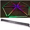 Fractal BAR LED 24X3W - efekt wietlny LEDBAR 1m, 24 diody RGB 3-watowe + Pilot