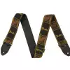 Fender Legacy Vintage Monogram Strap Black/Yellow/Brown pasek gitarowy