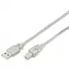Monacor USB 201AB kabel USB 2.0, 1m