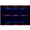 LaserWorld CS-500RGB KeyTEX  laser (zielony, czerwony, niebieski) z moliwoci pisania i wywietlania tekstw