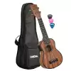 Cascha Mahogany Soprano Set HH2026E ukulele sopranowe z przetwornikiem