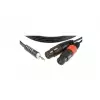 Klotz AY8 0100 kabel mini TRS / 2xXLRf 1m