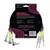 Ernie Ball 6076  kabel gitarowy 0,46 m (3 pack)