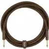 Fender Paramount 10′ Acoustic Instrument Cable Brown kabel gitarowy 3m Jack prosty - Jack prosty