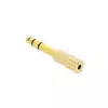 Adam Hall Connectors K 4 A MF3 JM3 GOLD - Adapter mini jack eski na jack 6,3 mm mski stereo