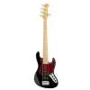 Sadowsky MetroExpress 21-Fret Hybrid P/J Bass, Maple Fingerboard, 5-String - Solid Black High Polish gitara basowa