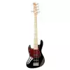 Sadowsky MetroExpress 21-Fret Vintage J/J Bass, Maple Fingerboard, Lefthand, 5-String - Solid Black High gitara basowa leworczna