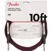 Fender Limited Edition Original Series Cable, 10′, Oxblood kabel gitarowy