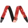 Fender Tie Dye Acid Wash Strap Red pas gitarowy