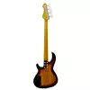 Aria Pro II 313-JP Detroit Fretless OPSB Open-Pore Sunburst gitara basowa