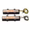 Sadowsky J/J-Style Bass Pickup Set, Single Coil, 4-String - Bridge & Neck zestaw przetworników do gitary basowej Sadowsky J/J-Style Bass Pickup Set, Single Coil, 4-String - Bridge & Neck zestaw przetworników do gitary basowej