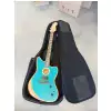 Fender American Acoustasonic Jazzmaster Ocean Turquoise Ebony Fingerboard gitara elektroakustyczna B-STOCK