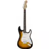 Fender Squier Bullet Stratocaster Hard Tail, Laurel Fingerboard, Brown Sunburst odprysk lakieru gitara elektryczna