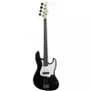 Arrow Louisiana 4 Bass Night Black RW/white gitara basowa