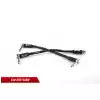 Proel BRV130LU015BW kable połączeniowe do efektów gitarowych 2szt 15cm Proel BRV130LU015BW kable połączeniowe do efektów gitarowych 2szt 15cm