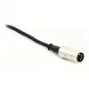 Hot Wire Kabel MIDI DIN - DIN 1,8 m czarny