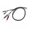 Proel Die Hard DHS535LU5 kabel audio 2x TS / 2x RCA 5m
