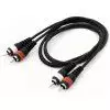 Hot Wire Basic kabel 2xRCA - 2xRCA 0,9m Hot Wire Basic kabel 2xRCA - 2xRCA 0,9m