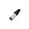 Adam Hall Connectors K3 C XM5 - Wtyczka XLR, mska, 5-stykowa, srebrna