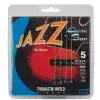 Thomastik JF345 (682726) struny do gitary basowej Jazz Bass Seria Nickel Flat Wound Roundcore Komplet 5-strunowy