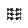 Grover GROV-109BC Super Rotomatics Guitar Machine Heads, klucze do gitary, 3+3, czarny chrom