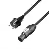 Adam Hall Cables 8101 TCON 0300 - Power Cord CEE 7/7 - Powercon True1 1.5mm2 3m