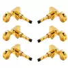 Grover 602G Tip Lock Guitar Machine Heads, 3+3, klucze do gitary, kolor złoty Grover 602G Tip Lock Guitar Machine Heads, 3+3, klucze do gitary, kolor złoty