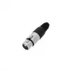 Adam Hall Connectors K3 C XF5 - Wtyczka XLR, eska, 5-stykowa, srebrna