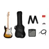 Fender Squier Sonic Stratocaster MN 2TS Pack zestaw gitara elektryczna, pokrowiec, wzmacniacz 10W