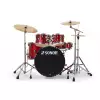 Sonor 17507449 zestaw perkusyjny aqX stage Set RMS Red Moon Sparkle
